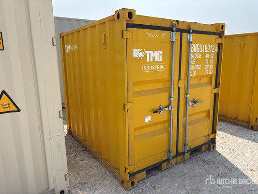 Container 10 Pieds avec Porte d'Homme et Fenêtre Isolée usager