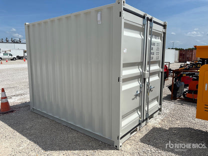 Container 10 Pieds avec Porte d'Homme et Fenêtre Isolée - Idéal pour Stockage Sécurisé et Confortable