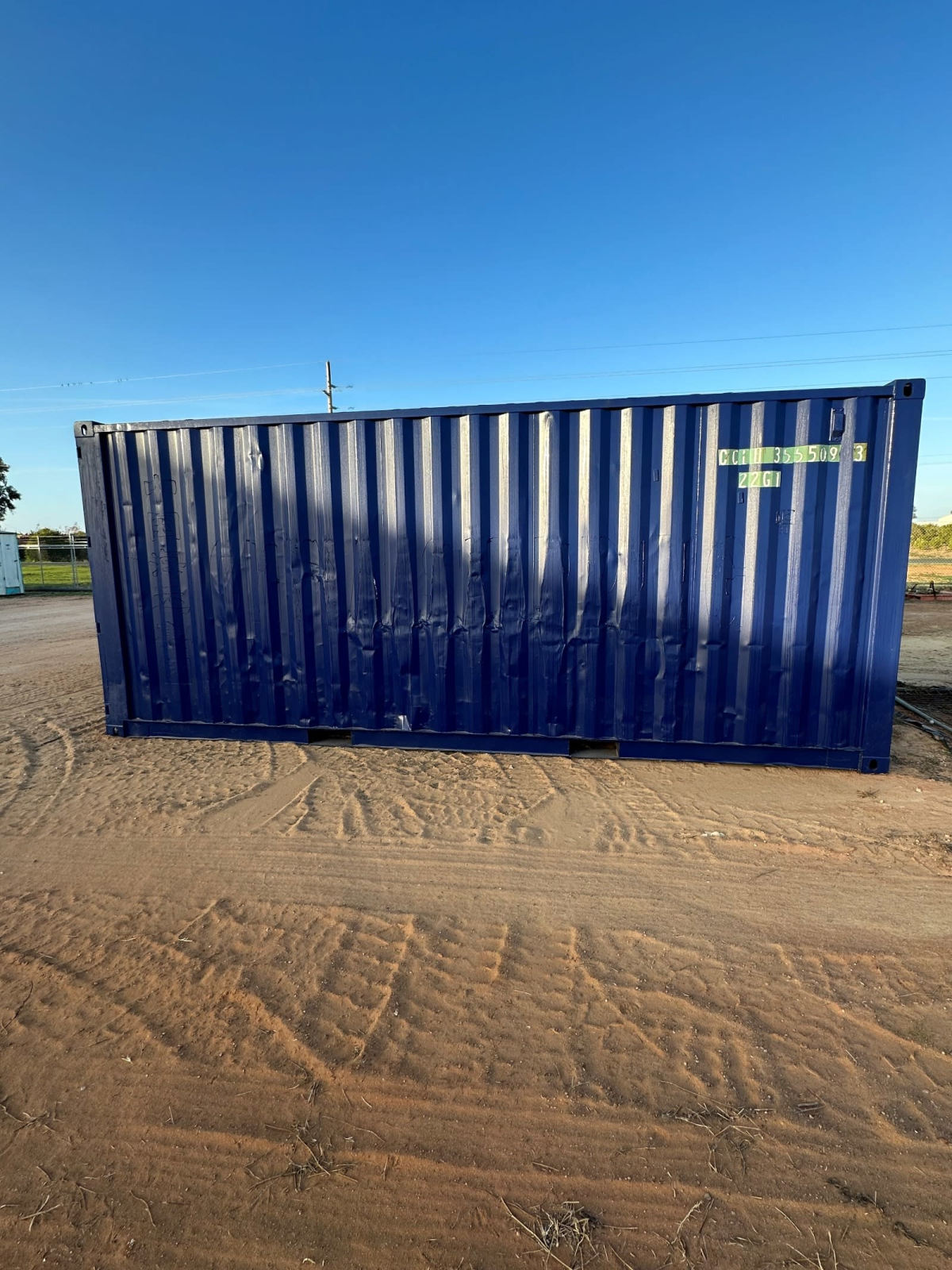 Container 20 Pieds Standard Usagé Bleu