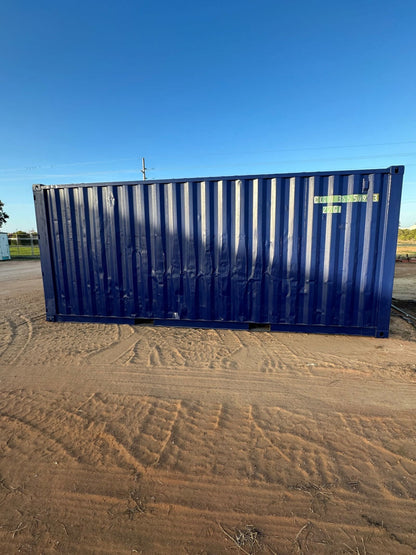 Container 20 Pieds Standard Usagé Bleu