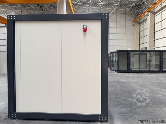 Bureau Mobile 20 Pieds avec Structure en Acier et Revêtement en Vitre - Prêt à l'Emploi