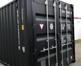 Containers maritime standards  de 20 pieds par 8 couleur noir  neuf