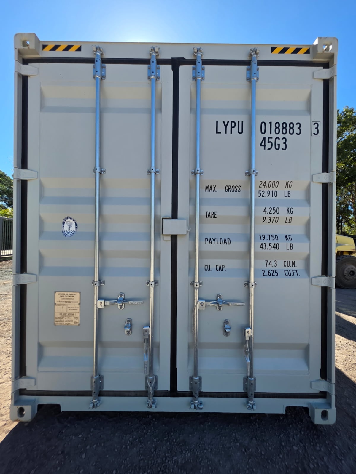 Container 40 Pieds HC Open Side usagers