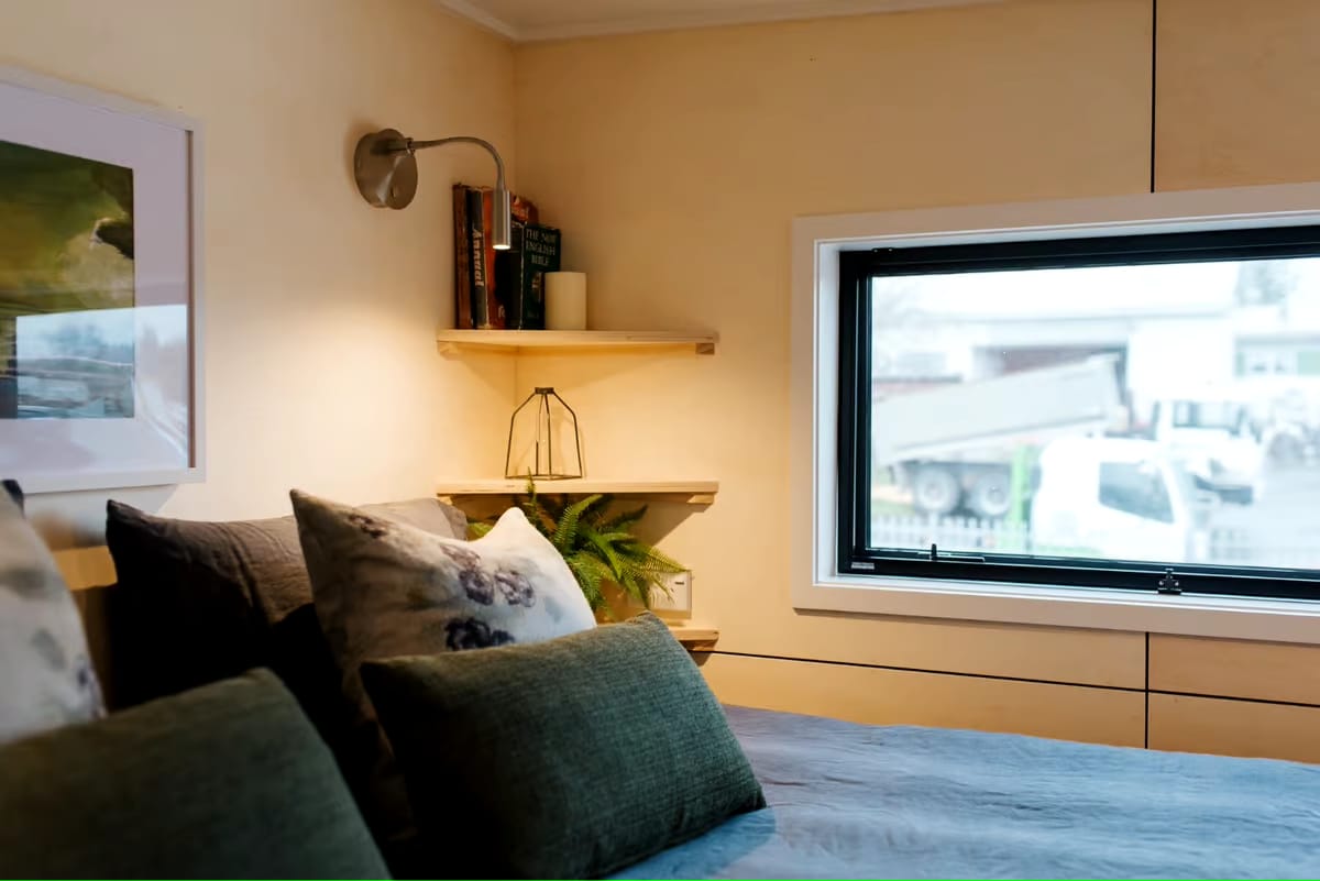 🏡 Tiny House 20 Pieds – Meublée | Neuve | Sur Roues | Revêtement Bois Blanc